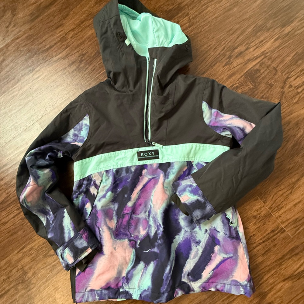 Roxy Black and Aqua Jacket